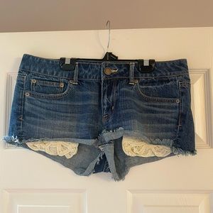 American eagle jean shorts
